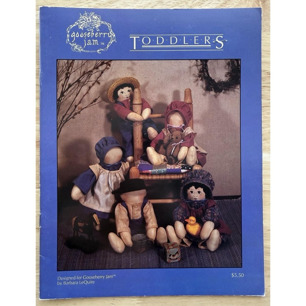 Gooseberry Jam TODDLERS Amish Dolls Pattern Booklet‎